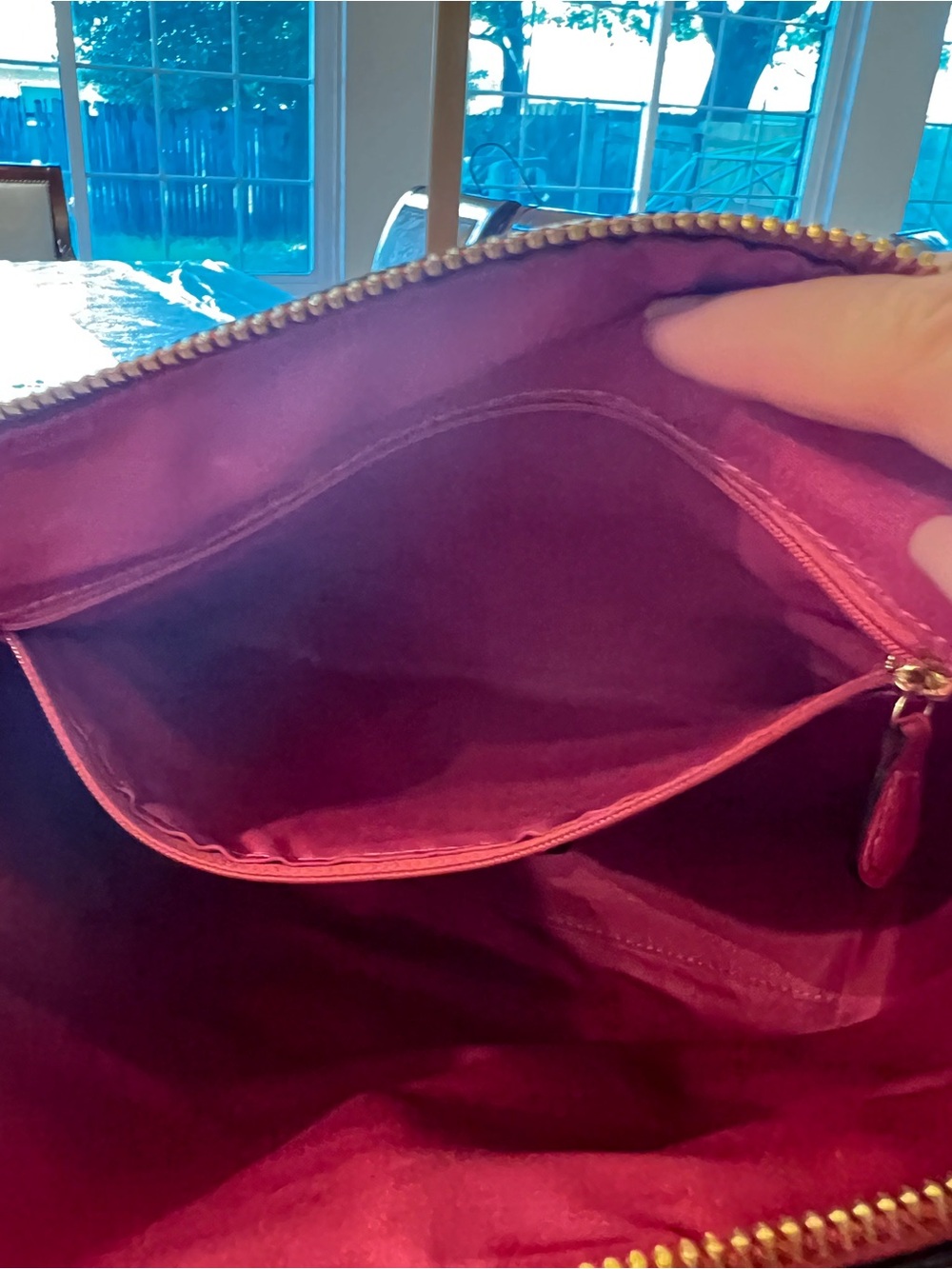 Coach Kacey Satchel C6229 Rouge Pink Pebble Leather Crossbody $378 MSRP - Picture 5 of 8